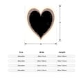 thumbnail image 3 of Durable Soft Flannel Blanket - Cozy Heart Design with Black Glowing Border Perfect for Sofa Travel Bed and Chair, 3 of 5