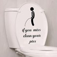 thumbnail image 5 of au Cas O Vous Auriez Manqu L'autocollant Mural Amusant Pour Couvercle De Toilette (negro), 5 of 5