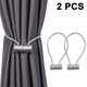 thumbnail image 1 of Autorización：2 uds. Clips magnéticos para sujetar cortinas, cuerda hacia atrás, hebillas para sujetar cortinas, carpetas para cortinas, para decoración del hogar, cafetería, oficina Adepaton 2034746-1, 1 of 9