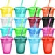 thumbnail image 1 of Vasos de plástico Sieral Kids con pajita y tapa, 450 ml, paquete de 15, 1 of 6