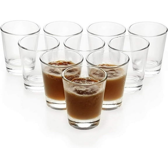 1.5 oz Shot Glasses Sets with Heavy Base, Clear Shot Glass (4 Pack)