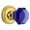 Cobalt, variant on Nostalgic Warehouse Clawac_Psg_234_Nk Classic Solid Brass Rose Passage Door Knob Set -