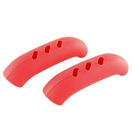 

2pcs Silicone Insulated Pot Handle Cover High Temperature Pot Handle Gloves