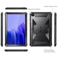 thumbnail image 2 of Fintie Rugged Shockproof Case for Samsung Galaxy Tab A7 10.4'' 2020 Model (SM-T500/T505/T507), Unibody Hybrid Full Protective Bumper Kickstand Cover with Built-in Screen Protector, 2 of 7