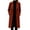 Orange, variant on cocolona Womens Long Coat for Women Fall Winter Long Sleeve Lapel Trench Coat Oversized Elegant Trendy Jacket