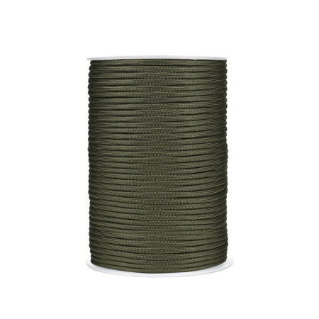 

Tureclos Camping Climbing Rope 100m Outdoor Emergency Lanyard Parachute Cord 4mm Diameter Mountaineering Traction Tent Awning Strap Green