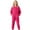 Hot Pink, variant on Unisex Warm Cozy Lined Romper Jumpsuit For Toddler Boys Girls Hooded Long Sleeve Soft Outfit With Grip Soles For Indoor Outdoor Easy Dressing Black