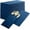 Dark Blue, variant on 50-Pack Disposable Linen-Feel Dinner Napkins with Built-in Flatware Pocket, GRAY Prefolded Cloth Like Paper Napkins For Dinner, Wedding Or Party [Silverware NOT Included]
