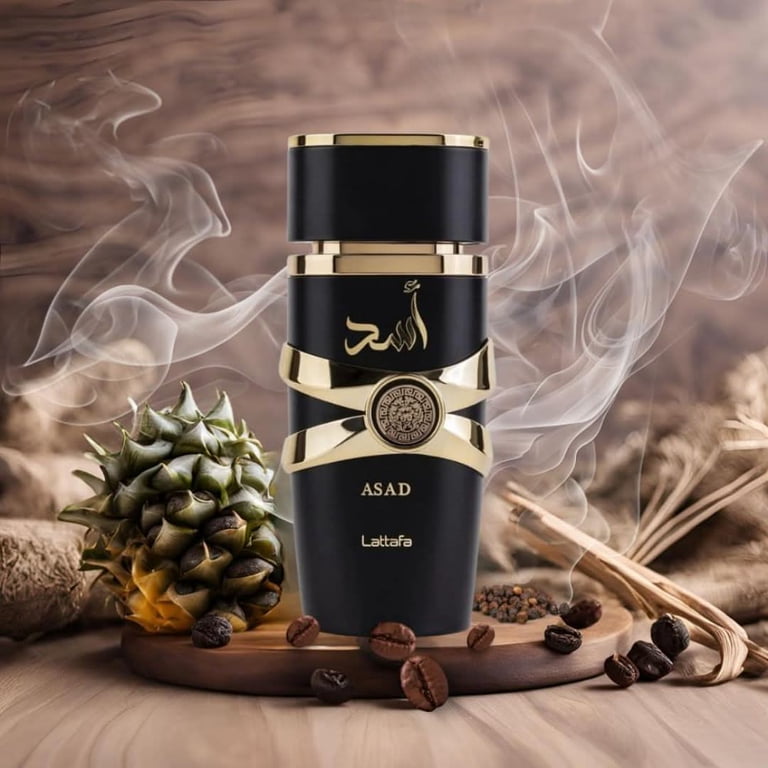 Lattafa Asad 5th Anniv Ed 2pc Gift Set for Men, 3.4 oz EDP