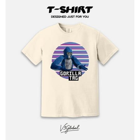 Tag Online VR Game Monke Chase Virtual Multiplayer Comfort Color T-Shirt, for men & women, up to size 4XL