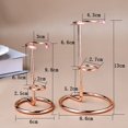 thumbnail image 6 of sunsanly Iron Arm Wand Display Stand Holder Round Base Design Iron Base Faux Crystal Ornament Storage Support Home Office Decor, 6 of 8