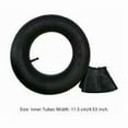 thumbnail image 2 of Industrial Use, High Quality Rubber Inner Tube For Wheelbarrow Tire, Straight Valve Replacement Tube For Home Use, 4.80/4.00-8 Size, Black (2pcs), 2 of 5
