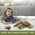 thumbnail image 4 of MorisMos Sea Turtle Stuffed Animal Plush Turtle with 3 Babies, 4 of 8