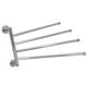 thumbnail image 3 of Barra de Toal Giratoria Perfecl de Acero Inoxidable Plegable 4 Barras Toallero de baño, 3 of 8