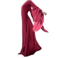 thumbnail image 3 of LINMOUA Robe Maxi Gothique Rétro à Manches Longues pour Femmes Automne Hiver, 3 of 7