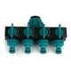 thumbnail image 1 of Distribuidor de mangueras, divisor de mangueras de 4 vías, conector de manguera, equipo de riego para jardín de primera línea, 1 of 12