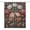style-2, variant on Boho Vintage Floral Shower Curtain Cloth Fabric Bathroom Decor with Hooks