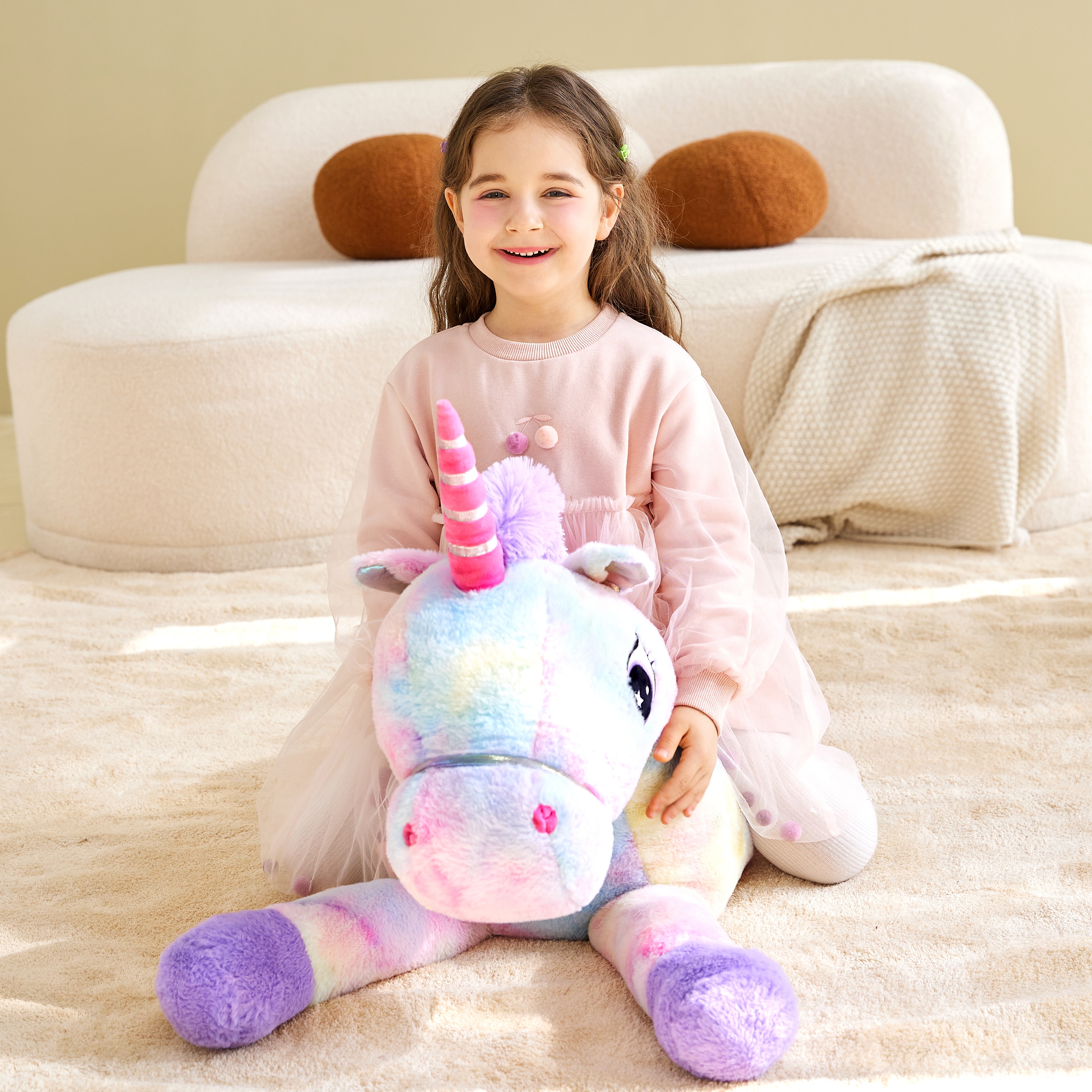 IKASA Giant Unicorn Stuffed Animal 43-Inch Plush Toy photo 2