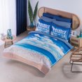 thumbnail image 2 of Edredon Ligero Matrimonial Tulum Azul Colchas Concord, 2 of 2