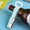 thumbnail image 2 of Bottle Opener,Professional Wine Opener, Beer Bottle Opener,Dual Functionality,Ergonomic Grip Handle, Electroplating Process,Wine Corkscrew,Suitablefor Kitchen Restauant and Bar-green, 2 of 5