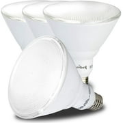 Sailing 4 Pack PAR38 LED Flood Light Bulb 13W=90W 5000K Daylight Indoor/Outdoor,  Non-Dimmable