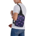 thumbnail image 5 of Sigee Eggplant for Dual Pocket Sling Backpack Hiking Daypack Multipurpose Cross Body Chest Bag, 5 of 8