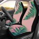 thumbnail image 1 of Juego de 2 Fundas para Asientos de Coche ABPHQTO Base de Hoja Verde Protector Universal para Asientos Delanteros de Coche, 1 of 3
