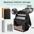 thumbnail image 5 of HUIACONG Capybara School Backpack for Boys Girls Ages 6-18 Large Capacity Water-Resistant Bookbag for Elementary Middle High School Back to School Use, 5 of 7