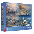 thumbnail image 3 of Ceaco - Lot de 4 - Thomas Kinkade - Vacances - (4) Casse-Tête de 500 Pcs, 3 of 5
