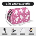 thumbnail image 5 of Sikiie Cute Poodle Dog Print Flip Double-layer Pencil Case, All-purpose Stationery Bag for Study and Office, Zipper Design, Unisex, 5 of 7