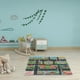 thumbnail image 3 of Alfombra de juego con diseño de coche para niños pequeños, con diseño de tráfico vial y diseño de ciudad, ideal para sala de juegos, con mapa de la ciudad y coches de juguete., 3 of 5