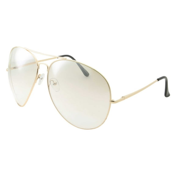 grinderPUNCH Classic Style Slight Tint Clear Lens Oversized Fashion Glasses for Women