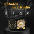 thumbnail image 2 of Retro Bluetooth Speaker FM Vintage Radio With Loud Volume, Strong Bass Enhancement, Bluetooth 4.2, Wireless Connection, Loud Volume, TF Card And MP3 Player, 2 of 7