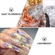 thumbnail image 2 of EeaseMX Kit de 3 botellas de láminas doradas metálicas para manicura con copos dorados, accesorios para decoración de uñas, 2 of 7