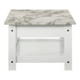 thumbnail image 6 of Blake Wood 3-Piece Coffee Table Set, White, 6 of 14