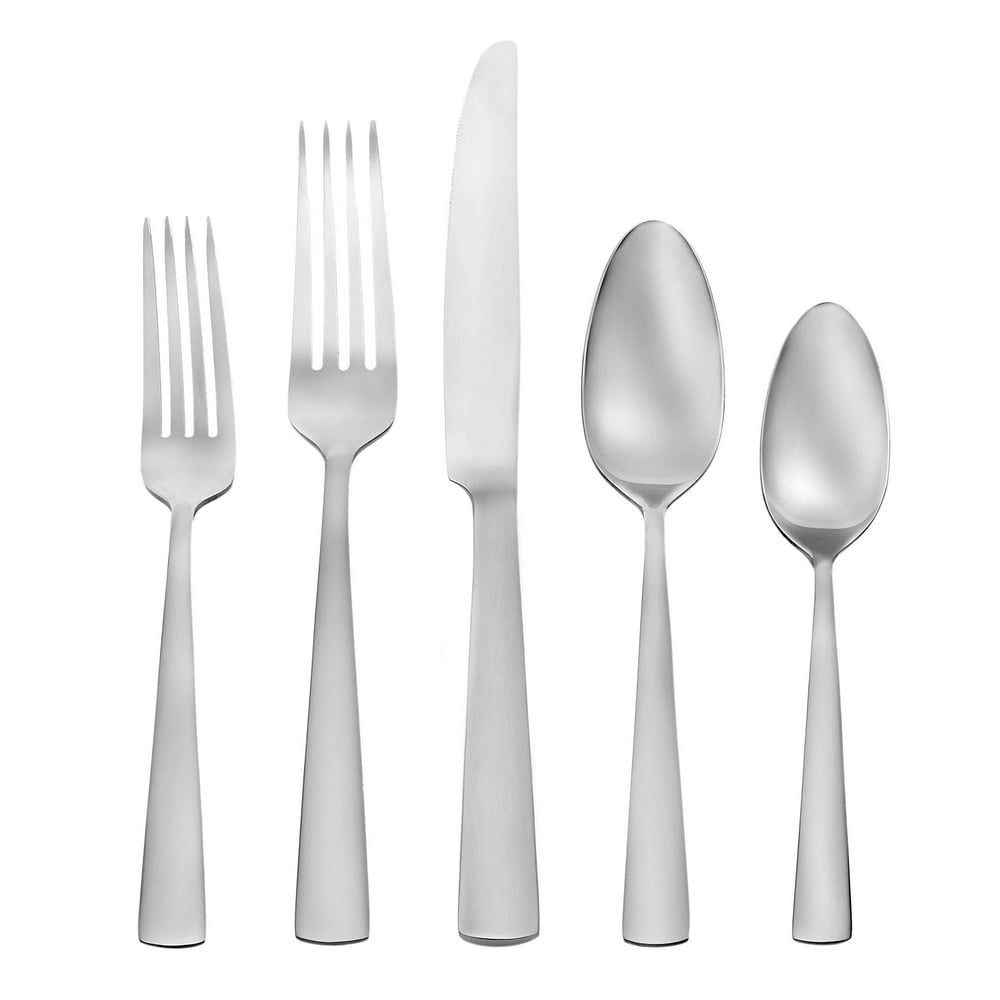 Oneida Satin Nocha 20 Piece Everyday Flatware Set 18/0 Stainless Steel