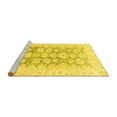 thumbnail image 2 of Ahgly Company Machine Washable Indoor Rectangle Oriental Yellow Traditional Area Rugs, 7' x 9', 2 of 4