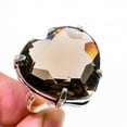 thumbnail image 2 of Natural Smoky Topaz Gemstone Handmade 925 Sterling Silver Ring Size 6, 2 of 2