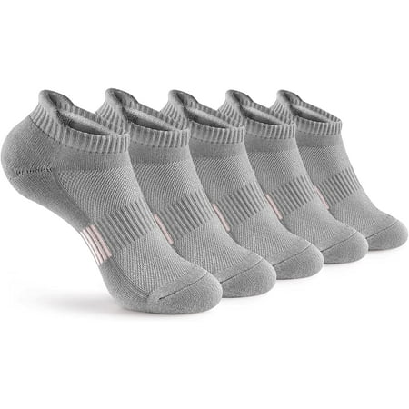 

Ankle Socks Womens Running Athletic Socks Cushioned 5-Pairs