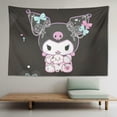 thumbnail image 4 of Kawaii Sanrio Hello Kitty, Cinnamoroll, My Melody, Kuromi, Fondo de tela para dormitorio, tapiz de cabecera, bonito para decorar la pared, 4 of 4