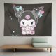 thumbnail image 4 of Kawaii Sanrio Hello Kitty, Cinnamoroll, My Melody, Kuromi, Fondo de tela para dormitorio, tapiz de cabecera, bonito para decorar la pared, 4 of 4