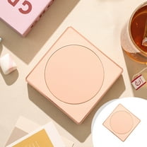 Gnmfd Coffee Mug Cup Warmer Electric Desk Heater Plate for Tea Coffee Cocoa Milk, Two Temperature Setting for Home Office Christmas Holiday Gift Present