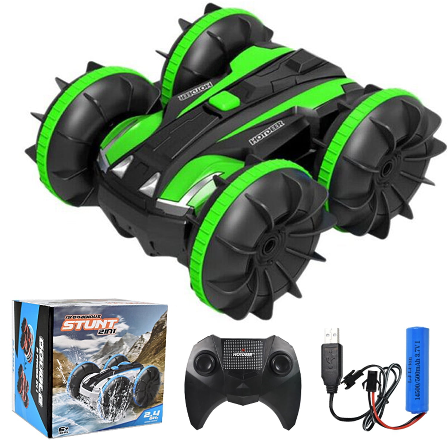 VONTER Toys for 5+Years Old Boys RC Car/Boat for Kids 2.4 GHz Remote