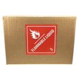 Hazard Class 3 D.O.T. Flammable Liquid Labels 4x4 Inch Square 500