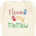 thumbnail image 4 of Inktastic I Love My Memaw Girls Long Sleeve Baby Bodysuit, 4 of 5
