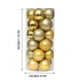 thumbnail image 3 of Xihbxyly Adornos Navideños, Bolas Irrompibles Galvanizadas, Juego de 24 Piezas de 6 Cm, Perfectos para Árboles, Coronas, Guirnaldas, Decoraciones Festivas, Uso Doméstico y Comercial., 3 of 3