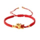 thumbnail image 1 of EZLIFE Pulsera de cuerda roja de la suerte con diseño de dragón y año nuevo chino chapado en oro W6E9, 1 of 7