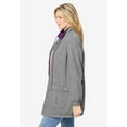 thumbnail image 5 of Woman Within Plus Size Fleece Nylon Reversible Jacket, 5 of 6