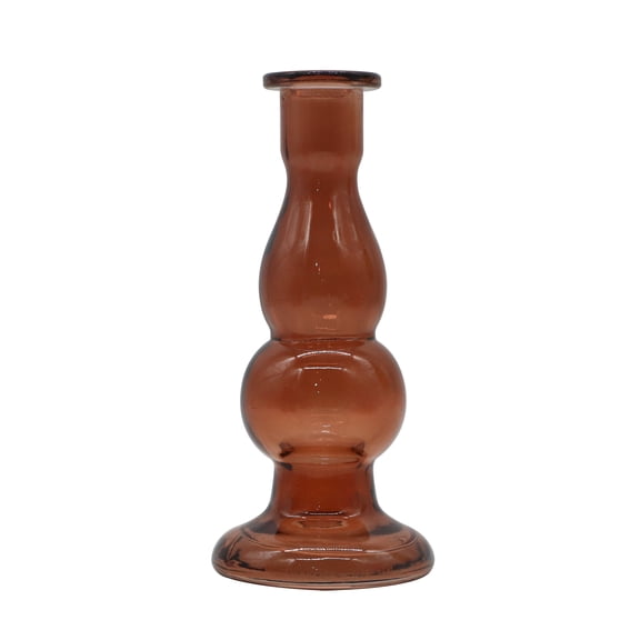Brown Glass Taper Candle Holder by Ashland - Spring Home Decor
