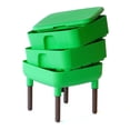thumbnail image 2 of FCMP Outdoor The Essential Living Worm Composter 6 Gal Composting Bin System Indoor Modern Compost Storage, Green, 2 of 8